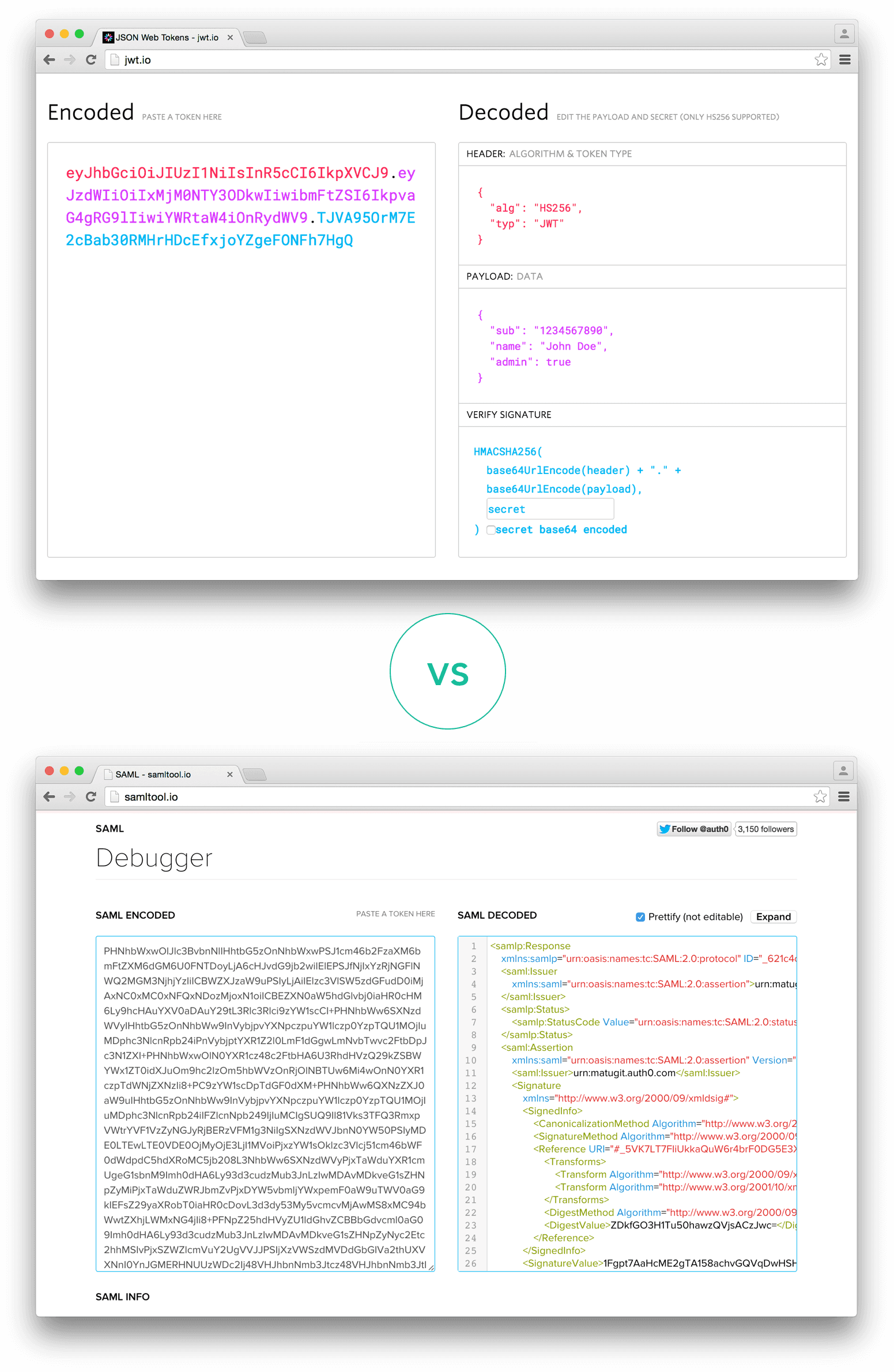 JSON Web Tokenの概要 - jwt.io